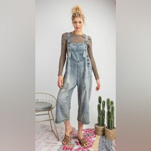 Easel Oversized Overalls